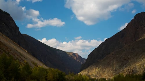 Beautiful Mountain Landscape with Clouds 1352