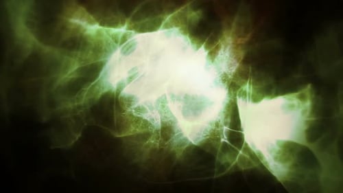 Abstract Green And Black Background