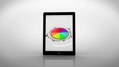 Chart Montage Displayed On Tablet Screen