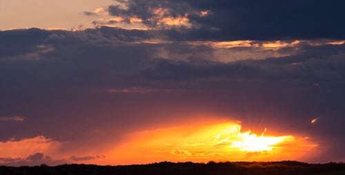 Sunset With Dramatic Clouds 2
