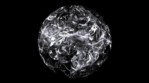 Abstract Liquid Sphere Motion Background