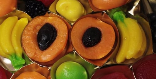 Gomitas surtidas de frutas