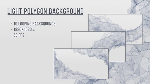 Light Polygon Background