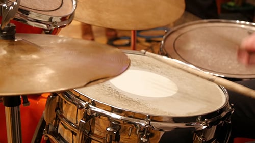 Drum Kit Snare Drum Close Up Musical Instrument