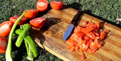 Chopping Vegetable