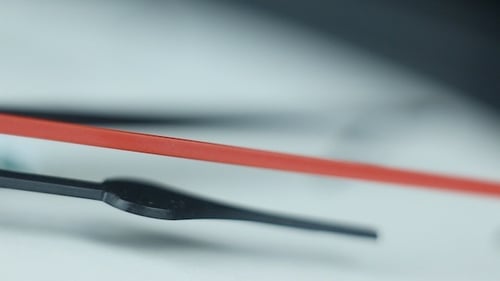 Macro Footage of Clock Hands Moving