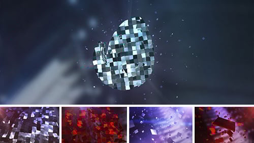 Magic Metal and Red Logo Text Reveal