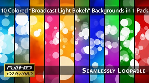 Broadcast Light Bokeh - Pacote 01