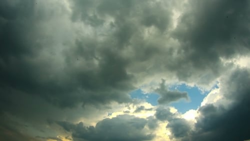 Time Lapse of Billowing Clouds