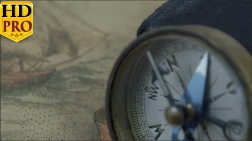 Compass with the Arrow on North