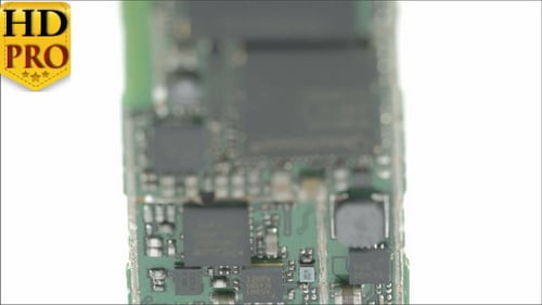 La micropuce de la batterie