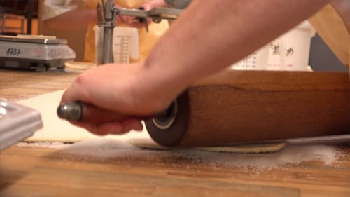 Rolling Pin and Dough