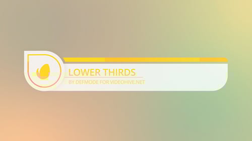 Flat Lower Thirds