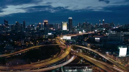 Traffic In City Night