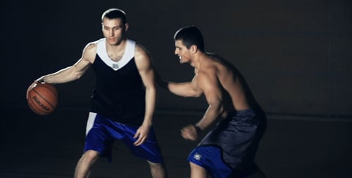 Playing Basketball