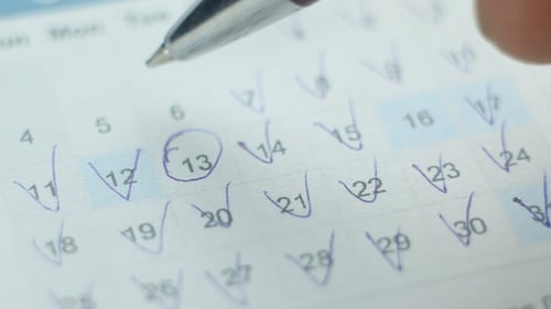 Date in A Calendar 10