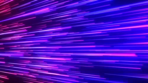 Fundo geométrico de linhas de néon direcionais abstratas