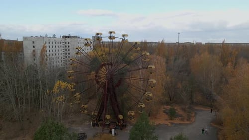 Abandoned Ferris Wheel in Chernobyl Exclusion Zone