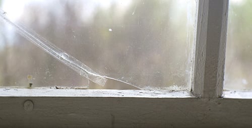 Broken Village House Window