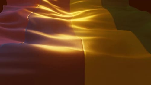 Waving Rainbow Pride Flag Background
