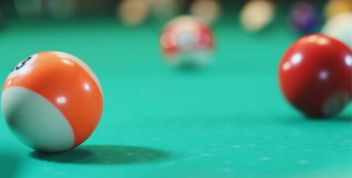 Pool Game Closeup