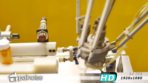 Drugs Factory Pill Pot Arm & Conveyor