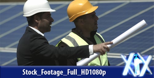 Trabalhando na Central de Energia Solar