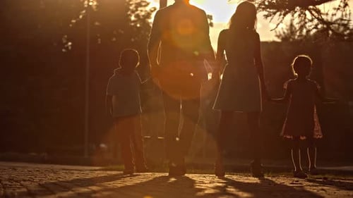 Sunset Family Walk