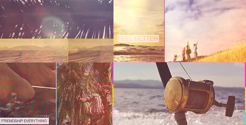 Dynamic Travel Journey Opener with Split Screen Transitions