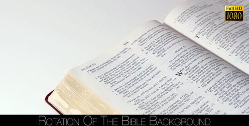 Rotation du fond de la Bible