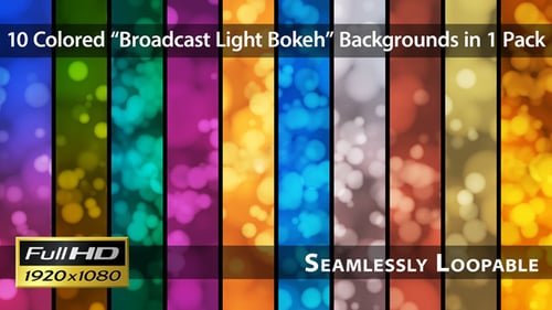 Bokeh léger Broadcast - Pack 10