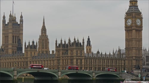 The View of the Westminsters Palace with Bridge