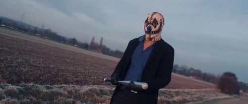 Evil Man on a Field