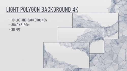 Light Polygon Background