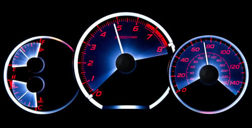 Car Acceleration. Dashboard