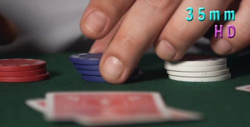 Stacking Poker Chips for a Card Game