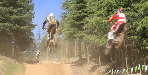 Course de motocross