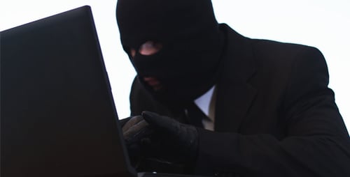 Hacker Hacks a Laptop