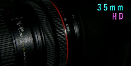 Close-Up of Camera Lens on Black Background