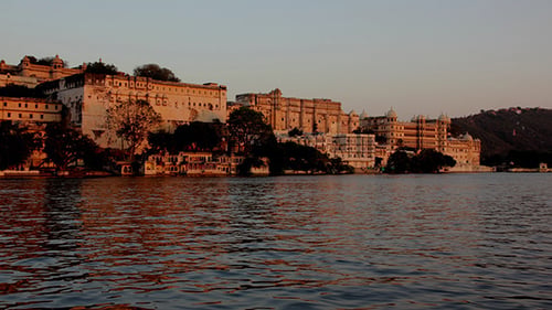Night Follows Day - Palace On Lake In Udaipur