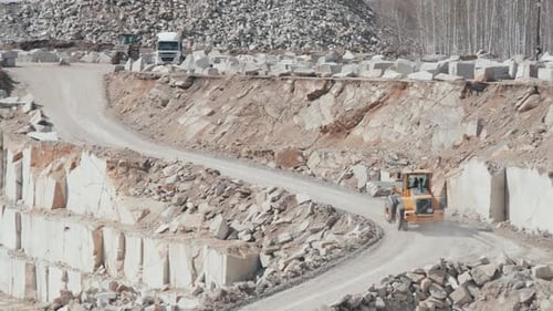 Beweglicher Block aus Granit