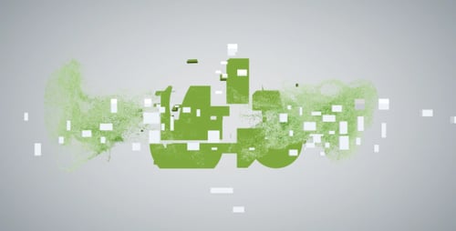 Cube Shatter Logo Reveal