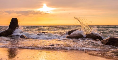 Beautiful Sea Sunset