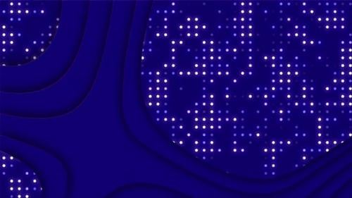 Blue Fluid Dots Background