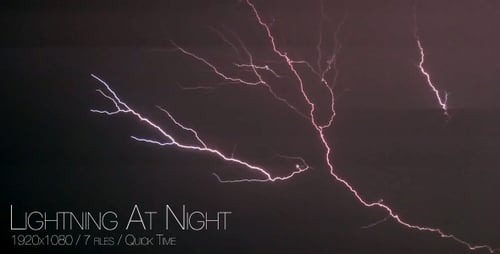 Lightning At Night