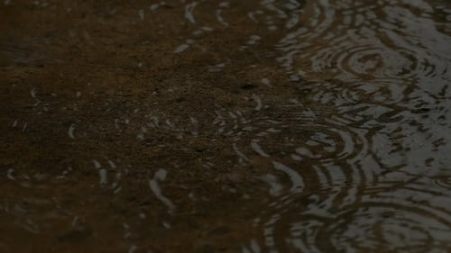 Regen-Wassertropfen