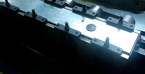 Rolling Mill at an Industrial Plant Bends Sheet Me