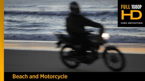 Beach and Motorcycle