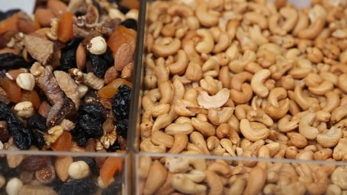 Nuts On a Oriental Bazaar In Istanbul