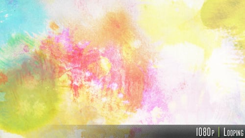 Fluid Watercolor Ink Splashes Animated Background